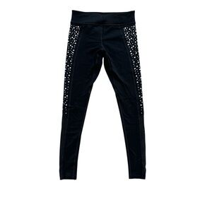 Lorna Jane Black Studded full length leggings